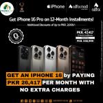 You Can Buy iPhone 16 by Paying PKR 26,417 Per Month with No Extra Charges