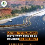 Lahore to Islamabad Motorway time to be reduce by one hour
