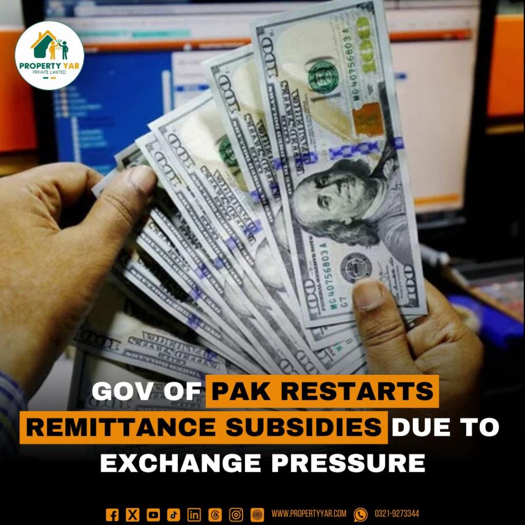 Government of Pakistan Restarts Remittance Subsidies Due To Exchange Pressure