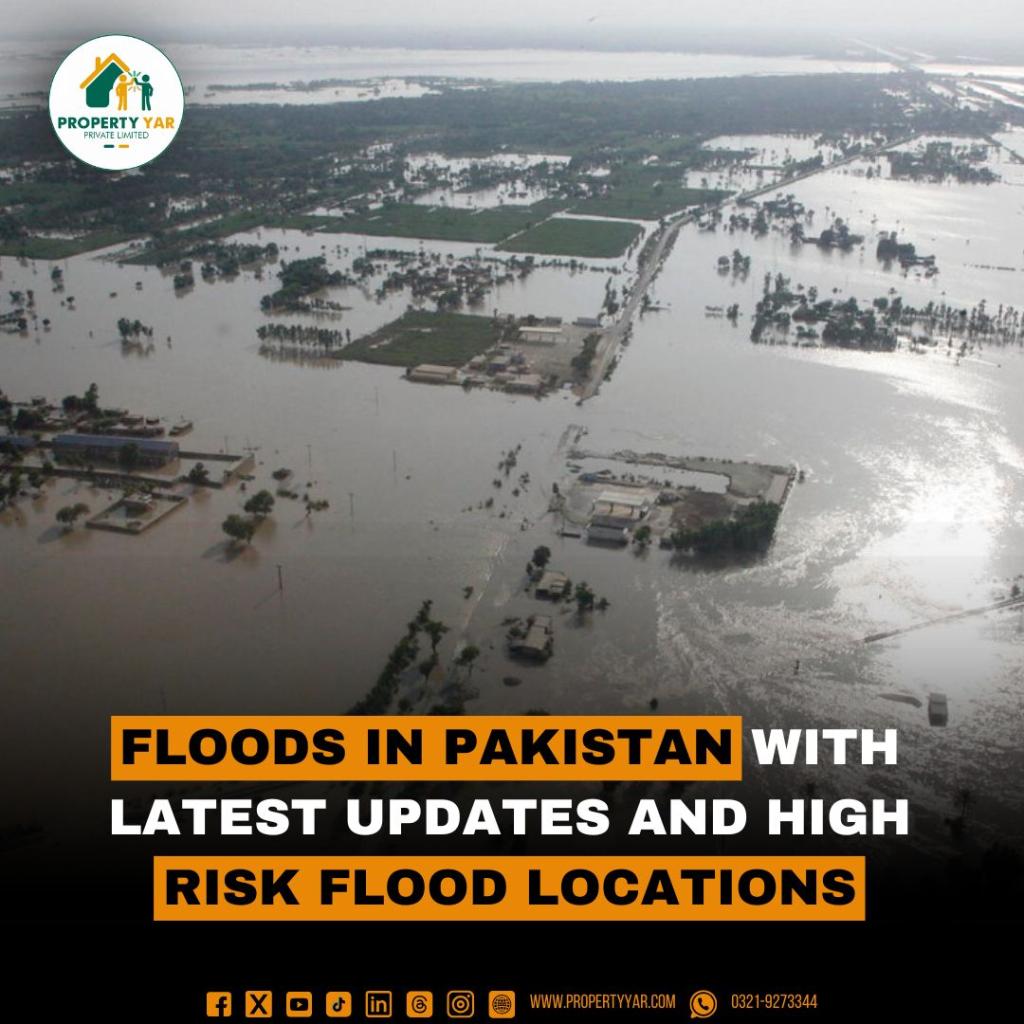 Floods in Pakistan with Latest update and High Risk Floods Locations