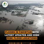 Floods in Pakistan with Latest update and High Risk Floods Locations