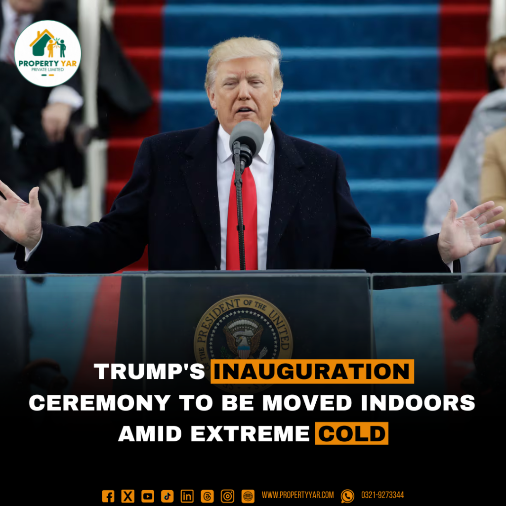 Trump's inauguration ceremony to be moved indoors amid extreme cold