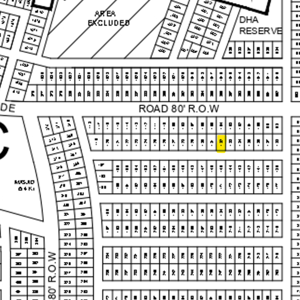 1 Kanal Plot For Sale C - 132 Demand 205 Lac Senter Location Near Too Park In DHA Phase 9 Prism-1