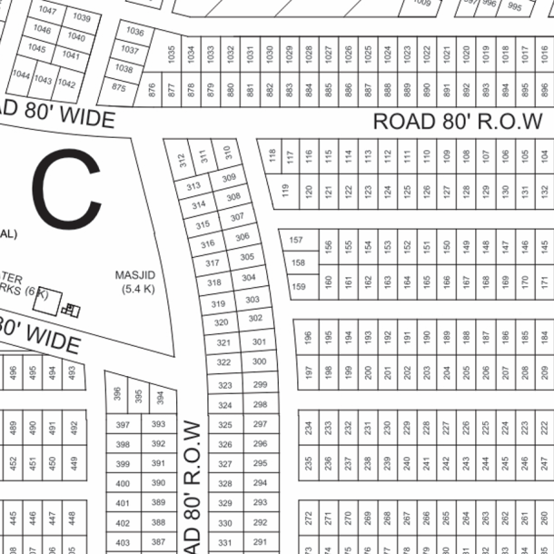 1 Kanal Residential Plot For Sale In DHA Phase 9 Prism-1