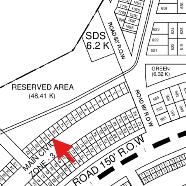 1 kanal Plot Available For Sale In DHA Lahore Phase 9 Prism-1