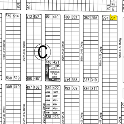 22 Marla Corner Plot For Sale C- 231 Demand 700 Lac Bake 100 Feet Rod Near Too Commercial In DHA Phase 6