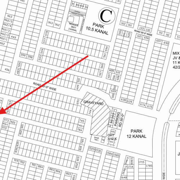 8 Marla Plot For Sale C- 977 Demand 175 Lac In DHA Phase 9 Town-1