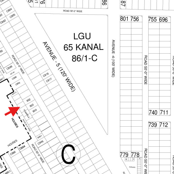 Invest In DHA Lahore 10 Marla Plot For Sale In DHA Lahore Plot No C-946/9-1