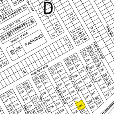 2 Kanal Plot For Sale D-1338 Demand 1225 In DHA Phase 6