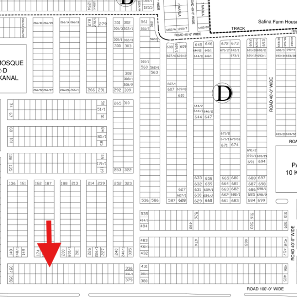 Near To School And Mosque 5 Marla Plot Is Available For Sale In DHA Lahore Plot No D- 350-1