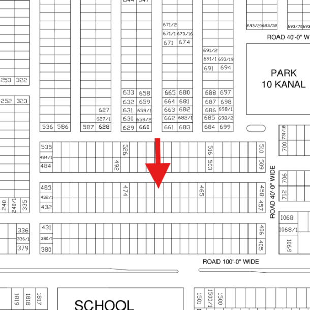 5 Marla Plot Is Available For Sale In DHA Lahore Phase 9 town-1
