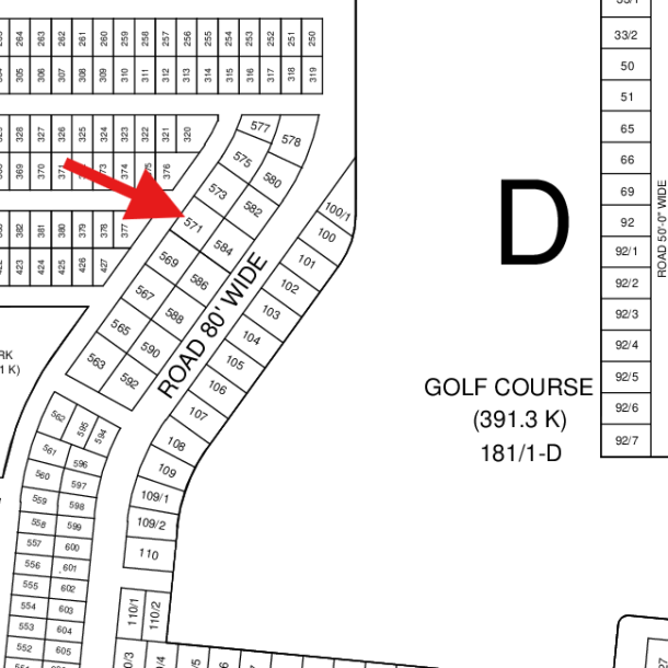 2 Kanal Plot (D-571) Demand 7.65 Crore Close To Golf Course And Park On 50 feet Road Back To 80 Feet Road Is Available For Sale In DHA Lahore Phase 9 Prism Block D-1
