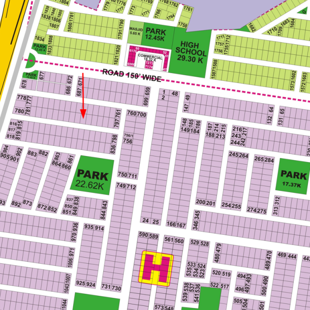 Top Deals: 1 Kanal Plot in DHA Phase 9 Prism Lahore — Contact Owner-1