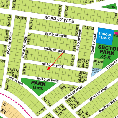 1 Kanal Plot For Sale DHA Phase 9 Prism — Gated Community Living