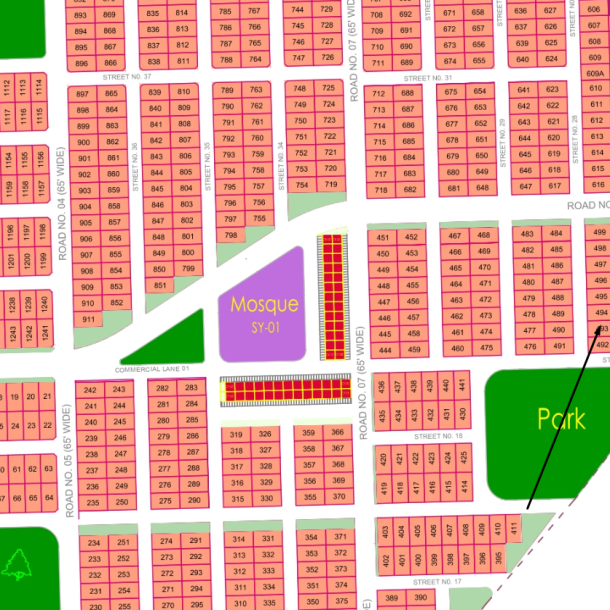 Spacious 1 Kanal Residential Plot for Sale in Sector -Y DHA Multan-1
