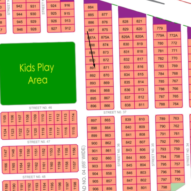 Y-891 DHA Multan 1 Kanal Plot For Sale Sector Y Demand 85 Lac-1