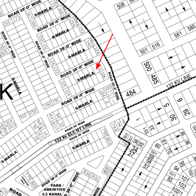 Well-Positioned 11 Marla Plot Available in DHA Lahore Phase 4 Block KK
