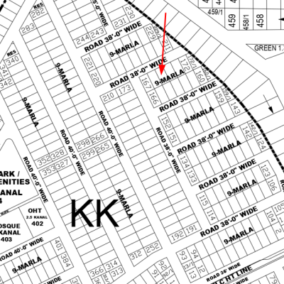 Limited-Time Offer: 9 Marla Plot in DHA Lahore Phase 4 KK Block