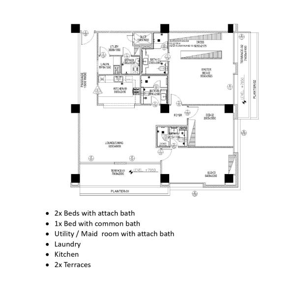 2211 sqft Penta Squre Apartment in Phase 5 DHA Lahore Digital Auction 2025-1