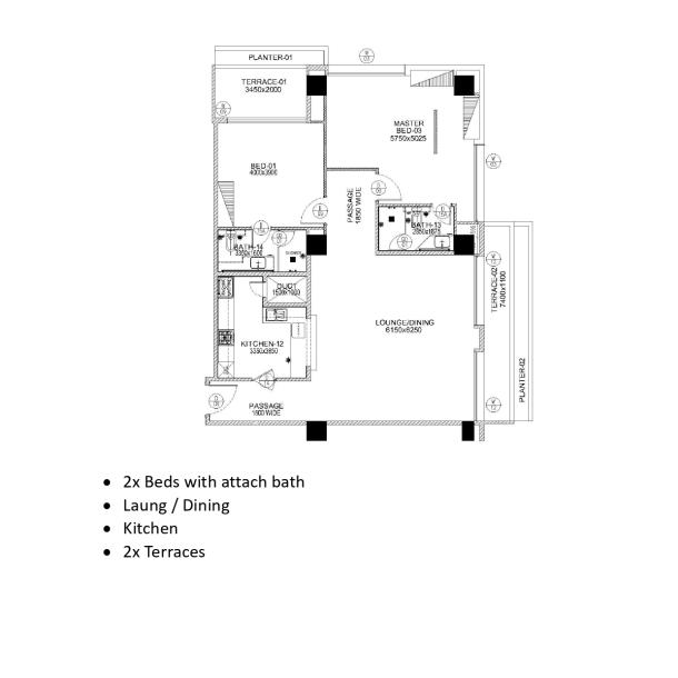 1651 sqft Penta Squre Apartment in DHA Lahore Digital Auction 2025-1