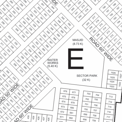 1 Kanal Residential Plot For Sale E - 277 Demand 230 Lac In DHA Phase 9 Prism