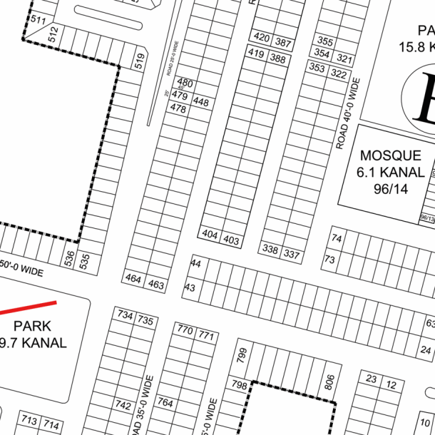 7 Marla Residential Plot For Sale E - 674 Demand 95 Lac In DHA Phase 9 Town-1
