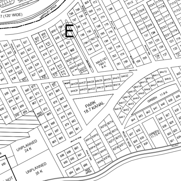 2 Kanal Plot For Sale In DHA Phase 6-1