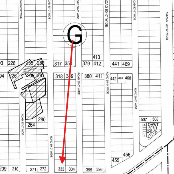 1 Kanal Residential Plot For Sale G - 332 Demand 540 Lac In DHA Phase 6-1