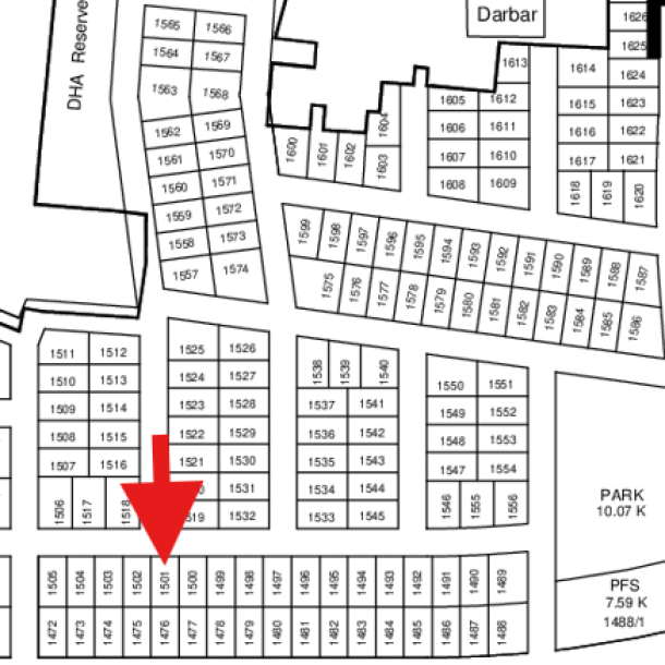 1 Kanal Residential Plot Is Available For sale In DHA Lahore-1