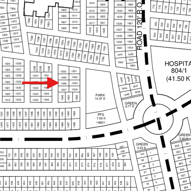 1 Kanal Plot Available For Sale Near To Park In DHA LAHORE Phase 9 Prism-1