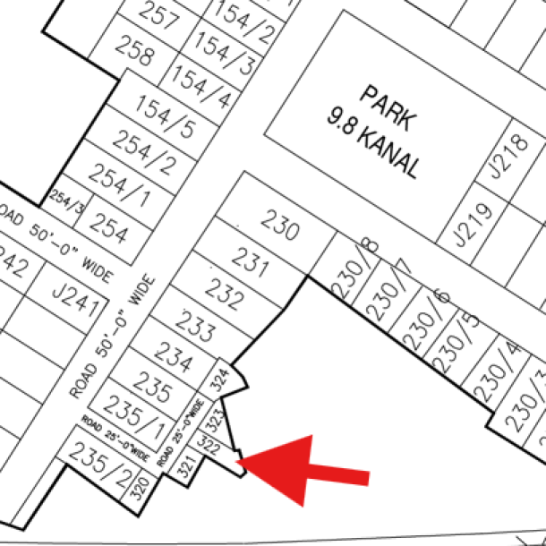 8 Marla Plot Is Available For Sale In DHA Lahore-1