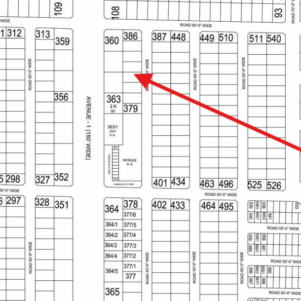 "DHA Phase 6: 1 Kanal Plot for Sale at Unbeatable Price"-1
