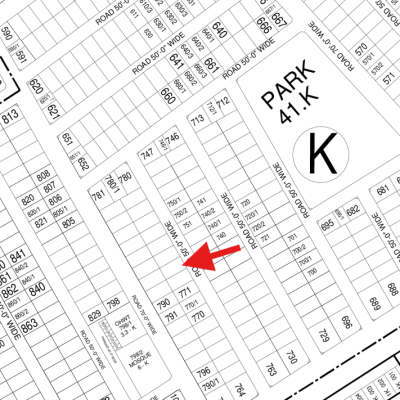 1 Kanal Near To Raya GOlf Course Residential Plot Is Available For Sale In DHA Lahore