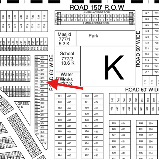 10 Marla Plot Is Available for Sale In DHA Lahore Phase 9 Prism-1