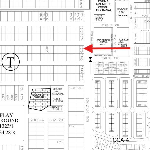 Corner 1 Kanal Plot Available For Sale In DHA Lahore Phase 7-1