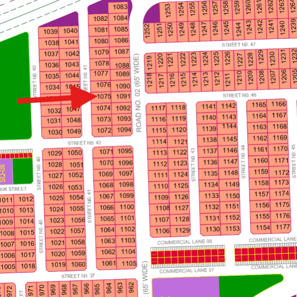 Low Price 1 Kanal Plot Available For Sale In DHA Multan Sector Q-1