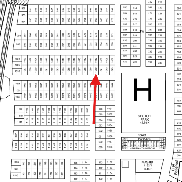 Near To Park Best Location 1 Kanal Plot Available For Sale In DHA Lahore Phase 9 Prism-1
