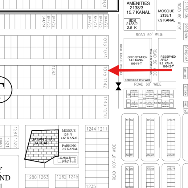 Corner 1 Kanal Plot Is Available For Sale In DHA Lahore Phase 7-1