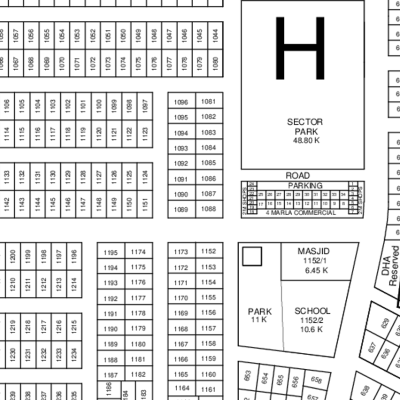 Facing Park 1 Kanal Residential Plot Available For Sale In DHA Lahore Phase 9 Prism