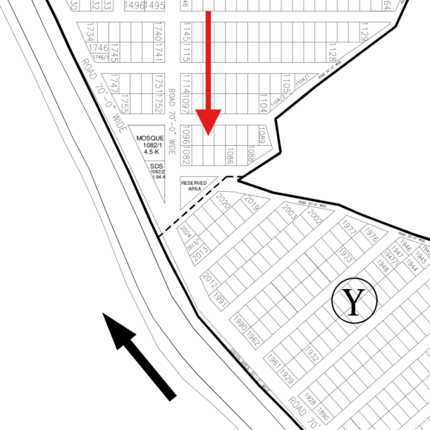 Affordable Price Plot Available For Sale in DHA Lahore Phase 7-1