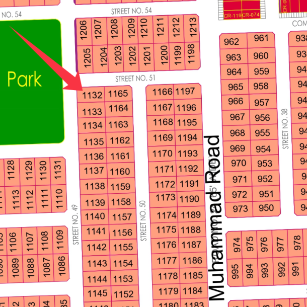 R-1132 Prime Location Plot Available For Sale In DHA Multan-1