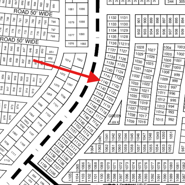 P-1142 Best Location 1 Kanal Plot Available For Sale In DHA Lahore Phase 9 Prism Block P-1