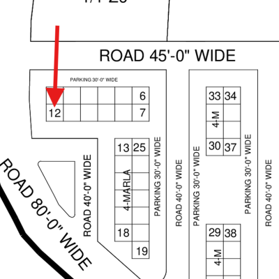 Corner Best Location 4 Marla Commercial Plot Available For Sale In DHA Lahore Phase 8