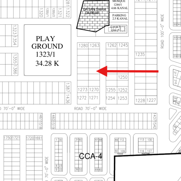 T-1267 Prime Location 1 Kanal Plot Available For Sale In DHA Lahore Phase 7-1