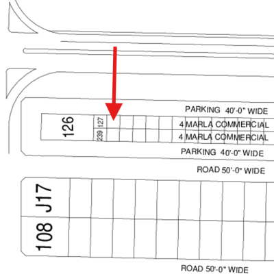 Top Location 4 Marla Commercial Plot Available For Sale In DHA Lahore Phase 6