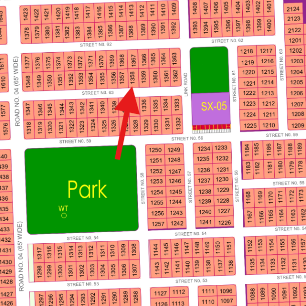 Prime Location 1 Kanal Plot Available For Sale In DHA Multan Sector X-1