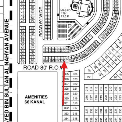 8 Marla Commercial Plot Available For Sale In DHA Lahore Phase 9 Prism Zone 1