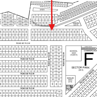 DHA Phase 9 Prism Best Location 1 Kanal Possession Plot Available For Sale In DHA Lahore Phase 9 Prism Block F