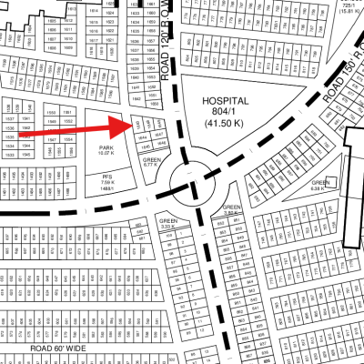 Facing Park Reasonable Price 1 Kanal Plot Available For Sale In DHA Lahore Phase 9 Prism
