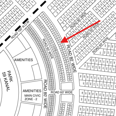 8 Marla Commercial Plot Available For Sale In DHA Lahore Phase 9 Prism Zone 2